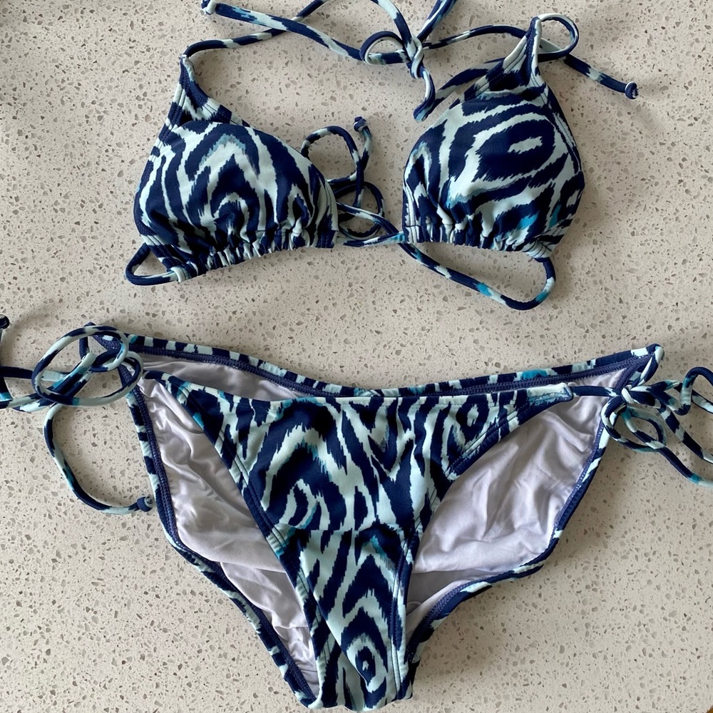 Pilyq Blue Zebra Bikini